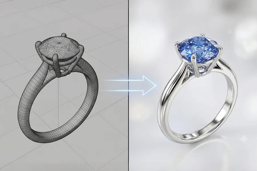 3D Web Rendering mobile